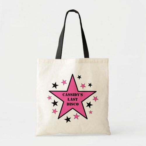 Her Last Disco Cowgirl Bachelorette Party Tote Bag