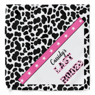 Her Last Rodeo Disco Cowgirl Bachelorette Party Bandana