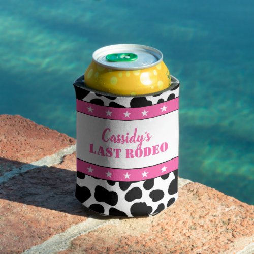 Her Last Rodeo Disco Cowgirl Bachelorette Party Can Cooler