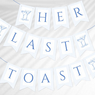 Her Last Toast on The Coast Bunting Flags