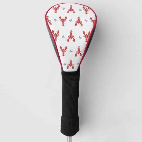 Her Lobster Bake Preppy Golf Head Cover