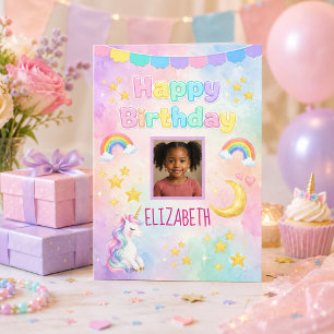 Her Magical Day Unicorn Birthday Card