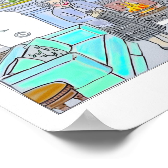 Her Majesty, Queen Elizabeth II Poster (Corner)