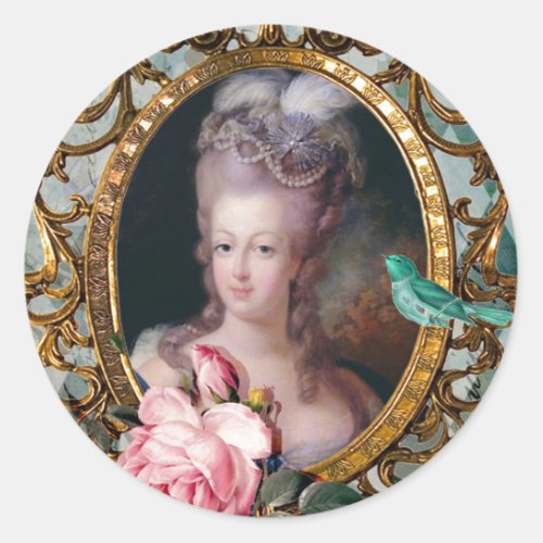 Her Majesty Queen Marie Antoinette Round Seals