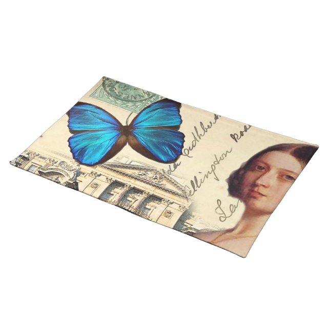 Her Majesty Queen Victoria Cloth Placemat (On Table)