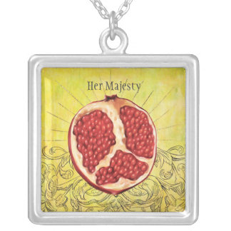 Her Majesty Silver Plated Necklace