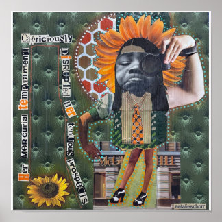 Her Mercurial Temperament by Natalie Schorr Poster