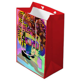 Her Mind Is On Money Novelty  Medium Gift Bag