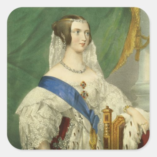 Her Most Gracious Majesty Queen Victoria 1819_19 Square Sticker