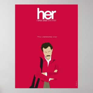 Her movie minimalist poster