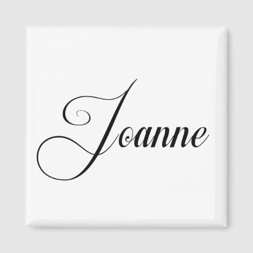 Her Name Is Joanne Calligraphy Magnet