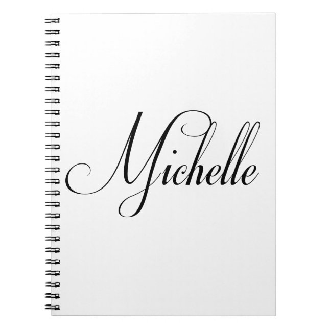 Her Name is Michelle Calligraphy Notebook (Front)