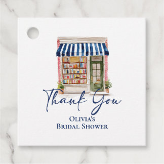 Her New Chapter Begins Book themed Bridal Shower Favor Tags