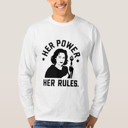 Her Power Her Rules Queen  T_Shirt