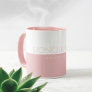 Her Professional (architect) half-pink half-white Mug