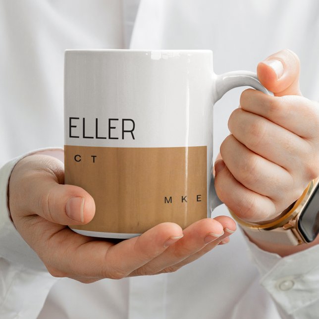 her professional (architect) half-wood half-white coffee mug (Creator Uploaded)