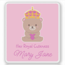 Her Royal Cuteness | Funny Cute Personalized Baby