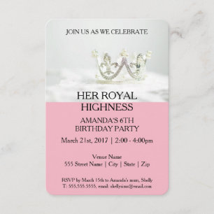 Her Royal Highness Invitation