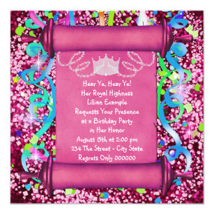 [37+] Invitation Card For 7th Birthday Girl Princess