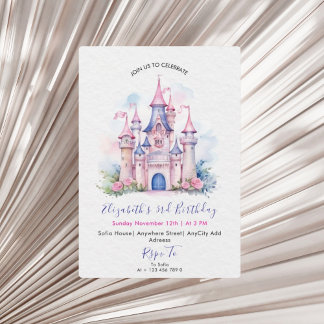 Her Royal Highness Princess Birthday Party Invite