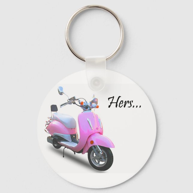 Her Scooter Keychain (Front)