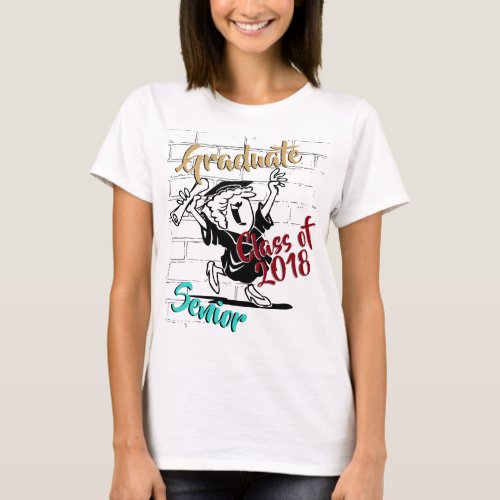 Her Senior Graduation _ Add Year T_Shirt