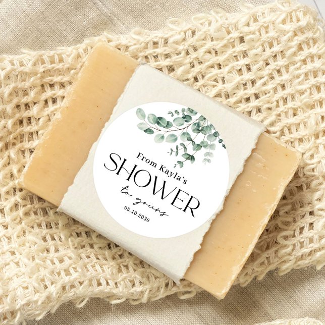 Her Shower Bridal Baby Shower Soap Favor Sticker (Creator Uploaded)