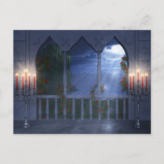 Her Silver Mantle Postcard