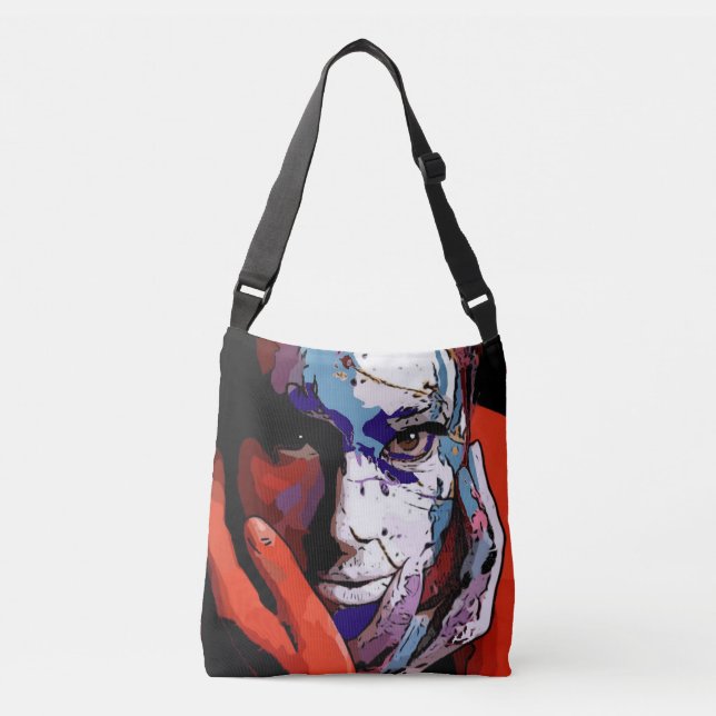 Her smudged in paint  body bag (Front)