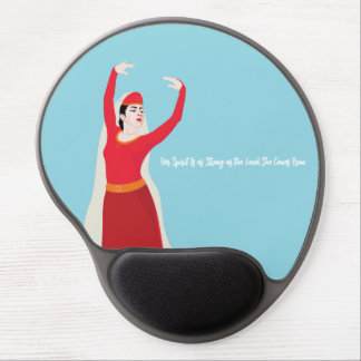 Her Spirit Is as Strong as the Land She Comes From Gel Mouse Pad