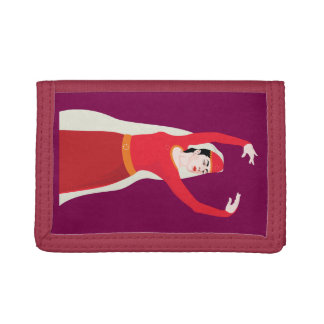 Her Spirit Is as Strong as the Land She Comes From Tri-fold Wallet