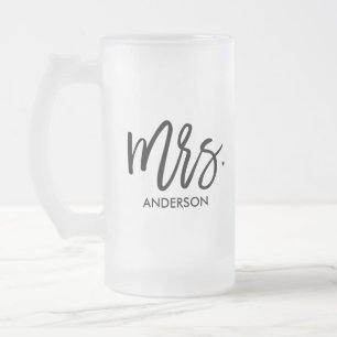 Her Very Own Personalized Frosted Glass Beer Mug