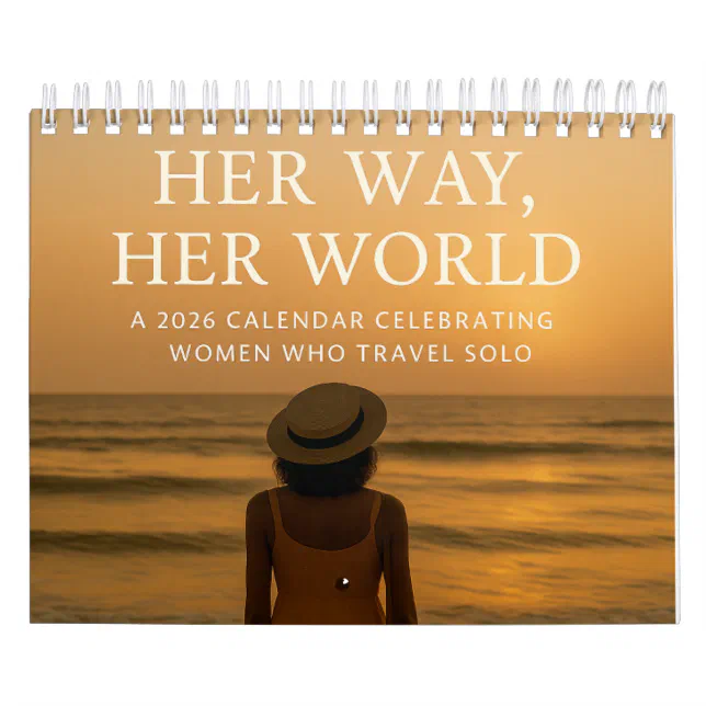 Her Way Her World 2026 Solo Woman Traveler Calendar Zazzle Her Way Her World 2026 Solo Woman Traveler Calendar Iq7etx 8byvr 644.webp