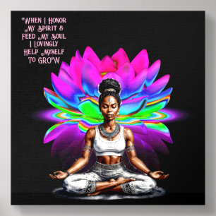 Her Wisdom Grow Foam Core Photo Tile
