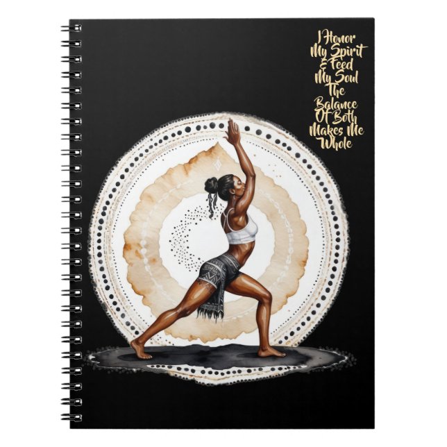 Her Wisdom I Honor Spiral Photo Notebook (Front)