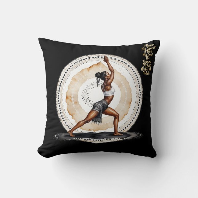 Her Wisdom I Honor Throw Pillow (Front)