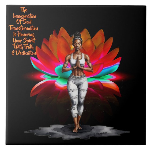 Her Wisdom Inauguration Ceramic Tile (Front)