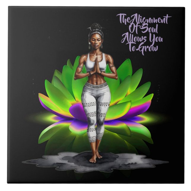 Her Wisdom Soul Alignment Ceramic Tile (Front)