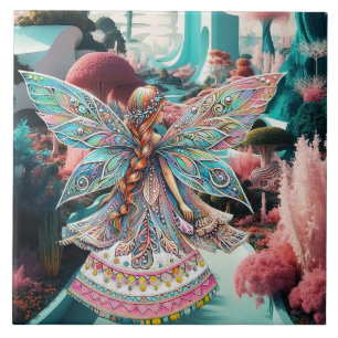 Her World Of Magical Wonder Ceramic Tile