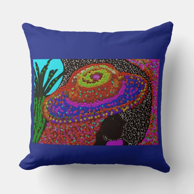 Her World Throw Pillow (Front)