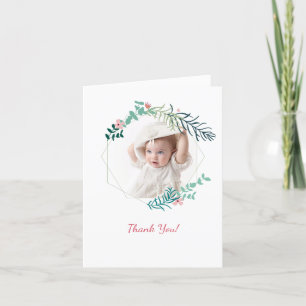 Hera Folded Photo Thank You Card