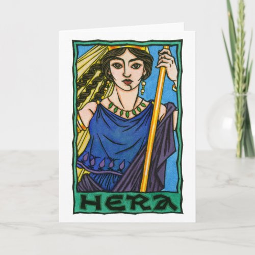 Hera Greeting Card