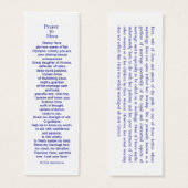 Hera Prayer Card (Front & Back)