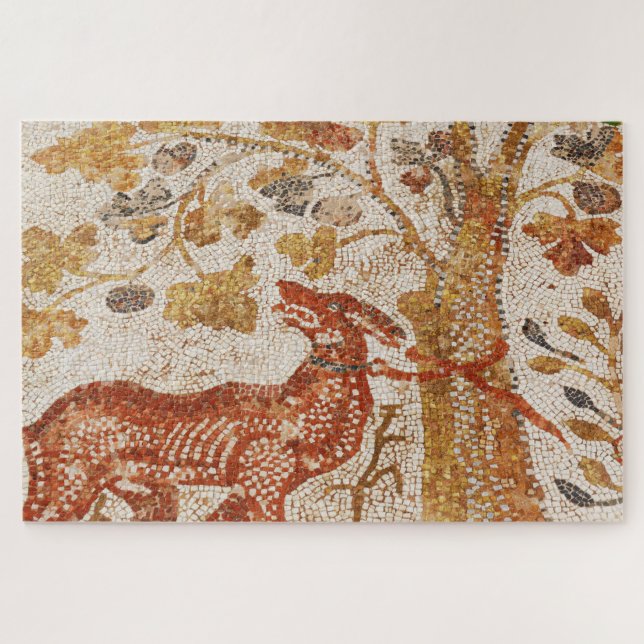 Heraclea Dog Mosaic Jigsaw Puzzle (Horizontal)
