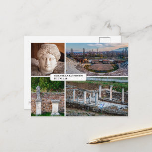 Heraclea Lyncestis - Bitola, Macedonia  Postcard