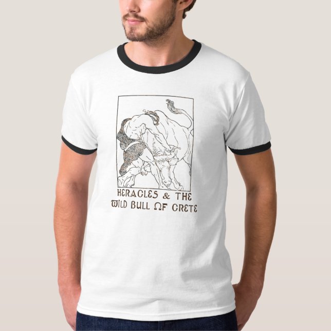 Heracles & The Bull of Crete T-Shirt (Front)