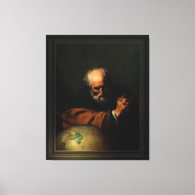 Heraclitus by Hendrick Bloemaert Canvas Print (Front)