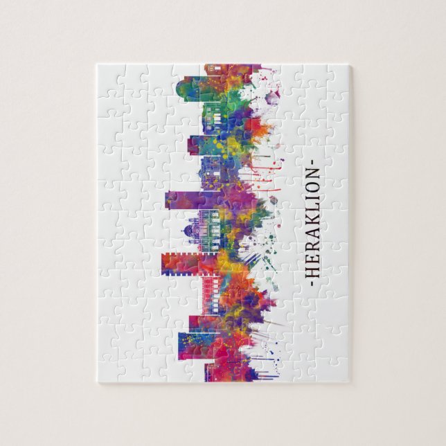 Heraklion Greece Skyline Jigsaw Puzzle (Vertical)