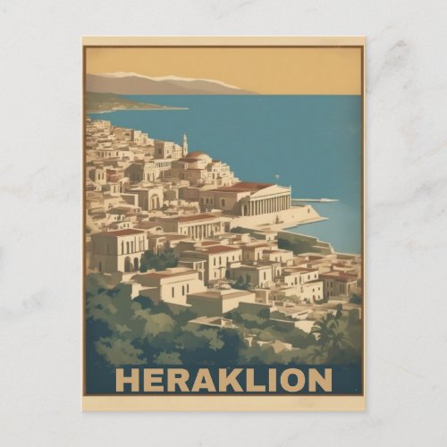 Heraklion  Iraklio greece vocation Postcard