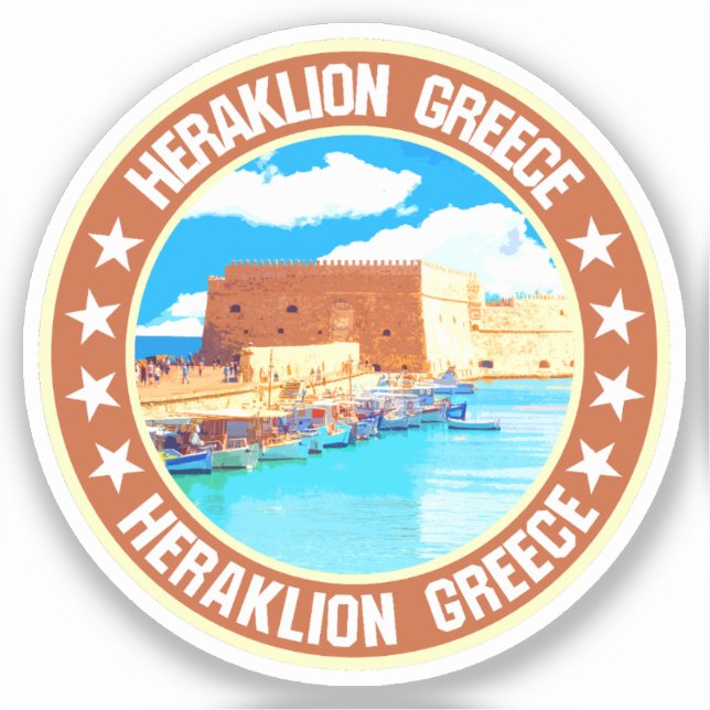 Heraklion                                          sticker (Front)
